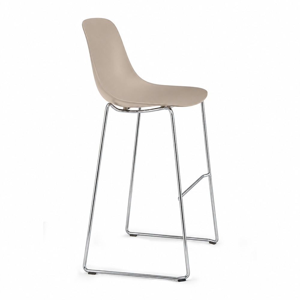 Taburete Comercial - INFINITI PURE LOOP MONO H76 TRINEO - Varios Colores - Asiento en Polipropileno - Base Metálica Trineo