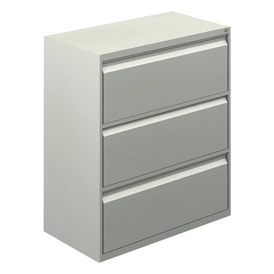 Archivero Horizontal para Archivo - GEBESA ARKA - 3 Gavetas - Frente 105 cm - GAG362 - GEBESA - NOGAL BEAT - Archivero