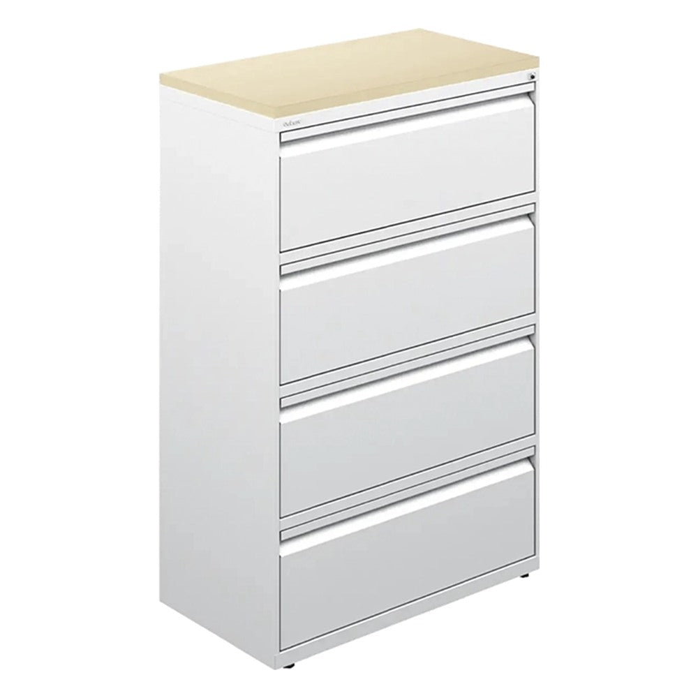 Archivero Horizontal para Archivo - GEBESA URBAN - Frente 90 cm - 4 Gavetas - GBU365090 - GEBESA - NOGAL BEAT - Archivero