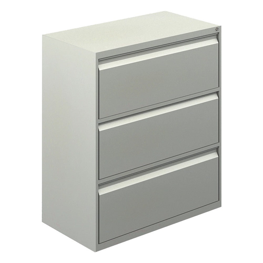 Archivero Horizontal para Oficina - GEBESA ARKA - 3 Gavetas - Frente 75 cm - GAG361 - GEBESA - NOGAL BEAT - Archivero