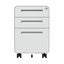 ARCHIVERO OFIK MÓVIL BILLY | Archivero para Oficina | Base con Rodajas | Blanco | Acero | Interior - 1060 - Ofik - NOGAL BEAT -