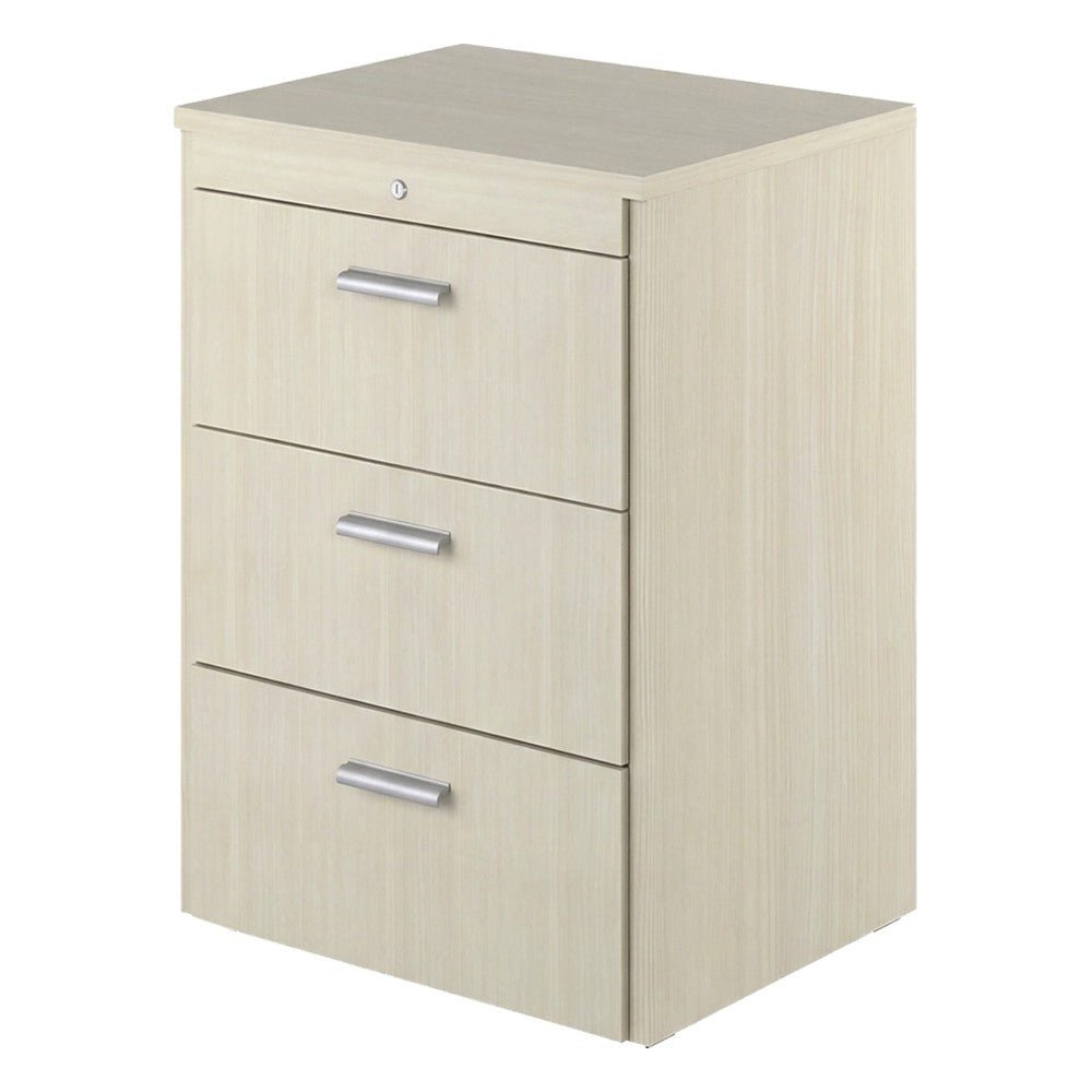 Archivero para Archivo - GEBESA PRIME - Frente 75 cm - 3 Gavetas - GBR360 - GEBESA - NOGAL BEAT - Archivero