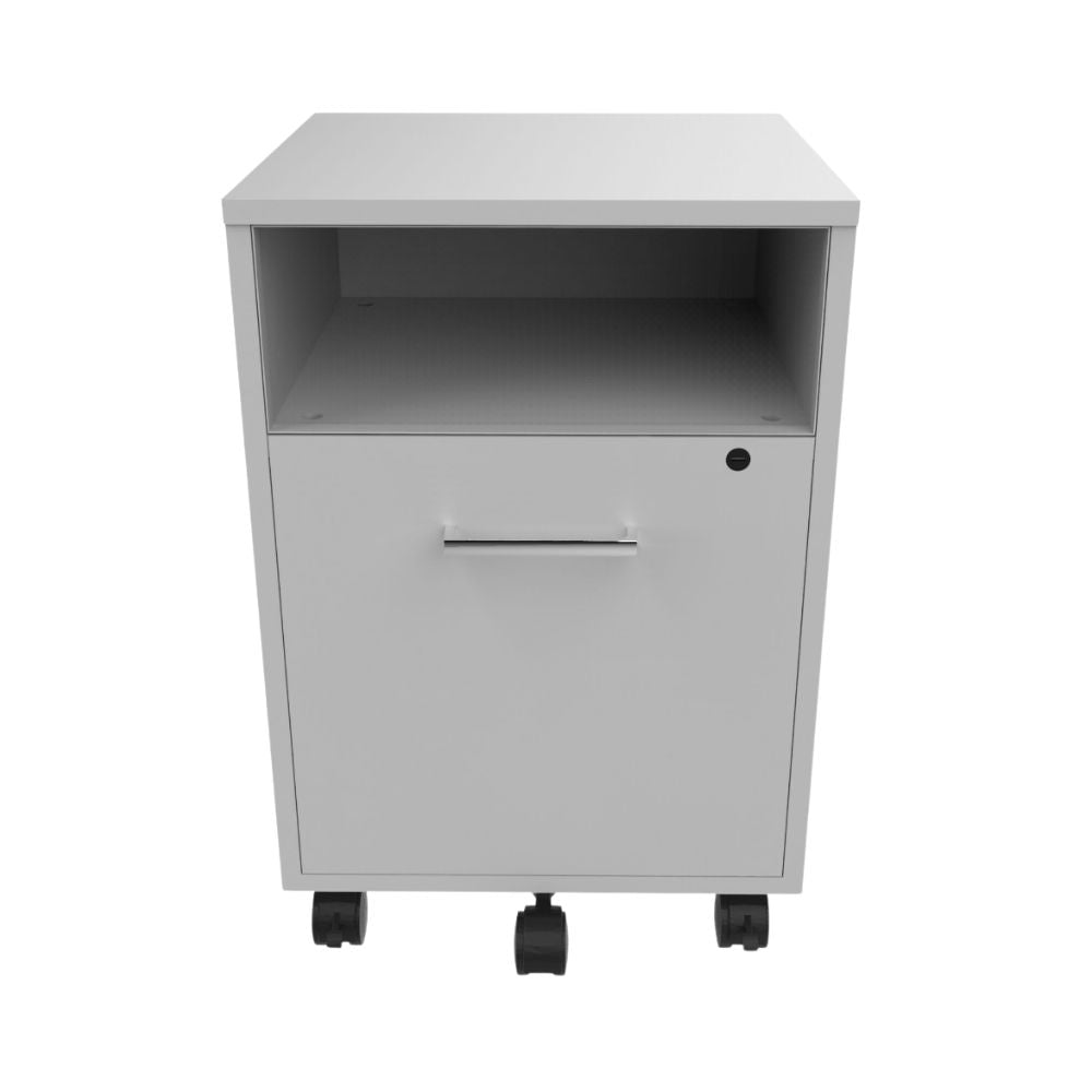 Archivero OFIK Vasari 884 con 1 entrepaño y 1 cajón en melamina texturizada