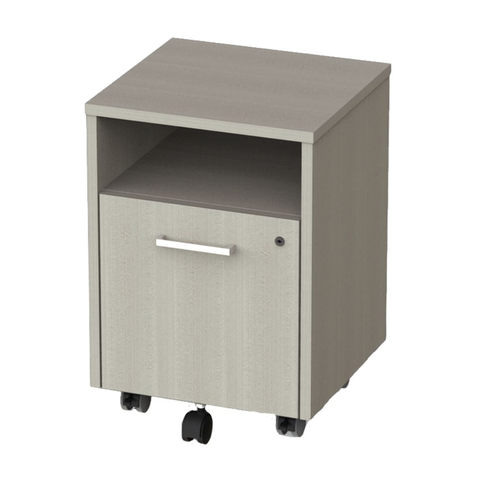 Archivero OFIK Vasari 884 con 1 entrepaño y 1 cajón en melamina texturizada