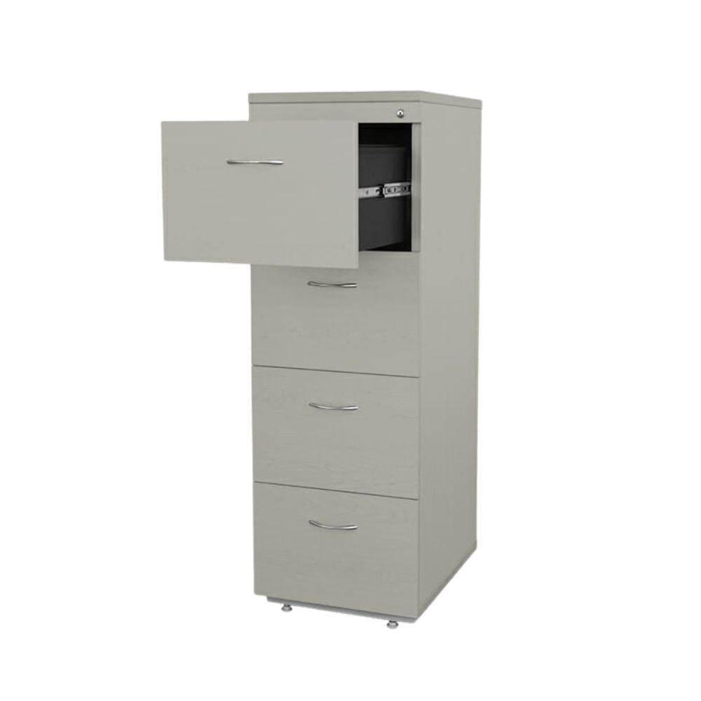 Archivero OFIK Elite 209 con 4 gavetas en melamina y cerradura