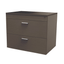 Archivero horizontal OFIK 567 de 2 cajones con cubierta en melamina