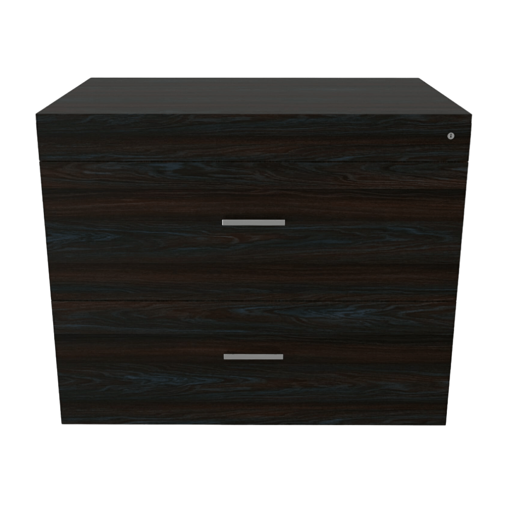 Archivero horizontal OFIK 567 de 2 cajones con cubierta en melamina