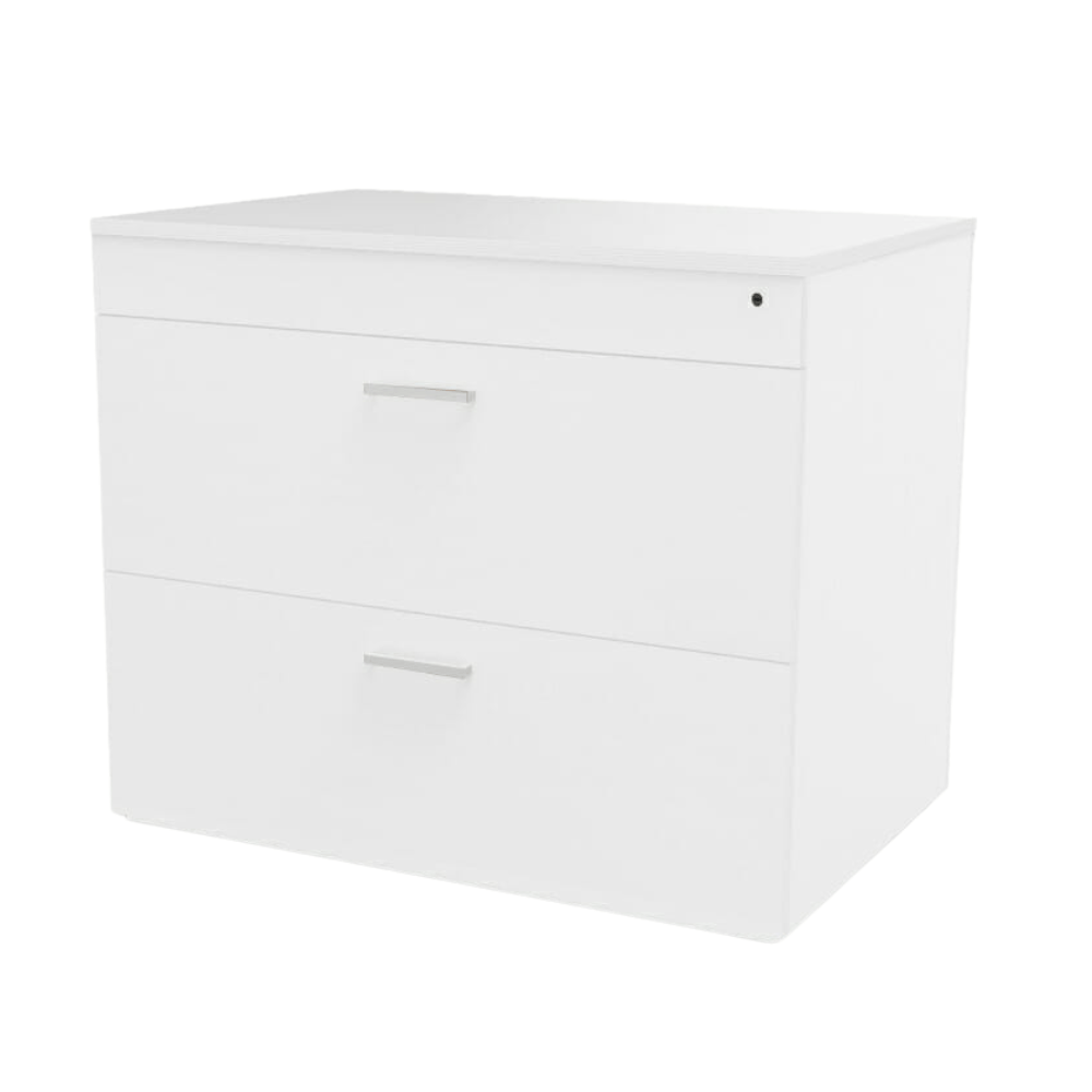 Archivero horizontal OFIK 567 de 2 cajones con cubierta en melamina