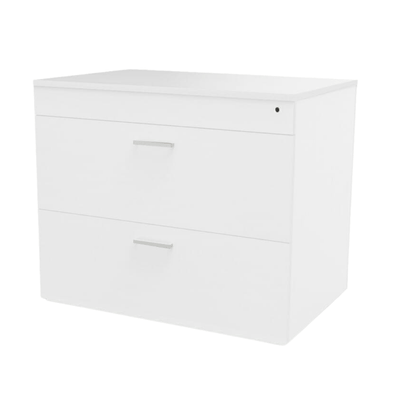 Archivero horizontal OFIK 567 de 2 cajones con cubierta en melamina