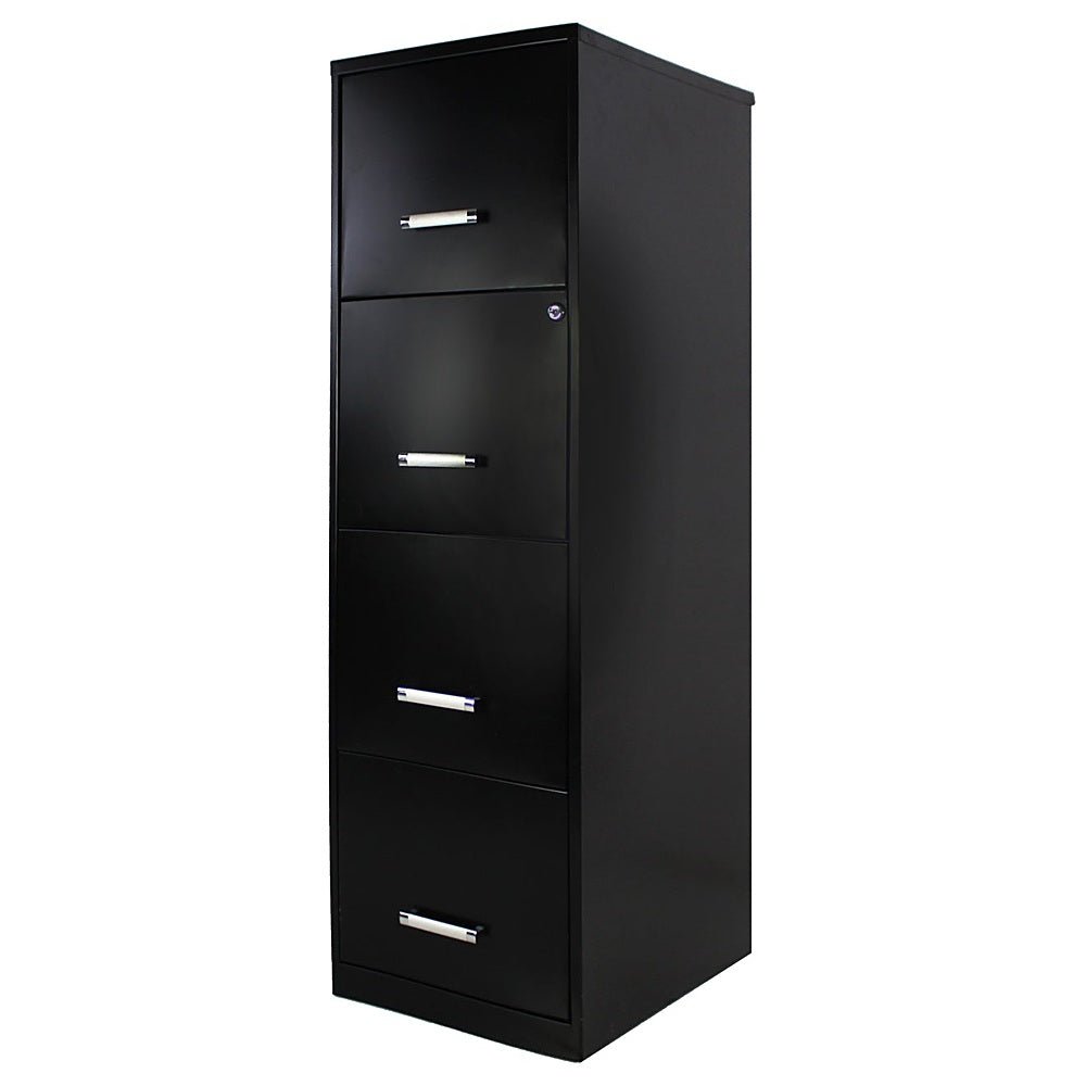 Archivero para Oficina Organizador - KINGSTRONG 16883 CARTA ARCH0300031 - 4 Gavetas - Negro - Metálico - ARCH0300031 - Mundo In - NOGAL BEAT - Archivero