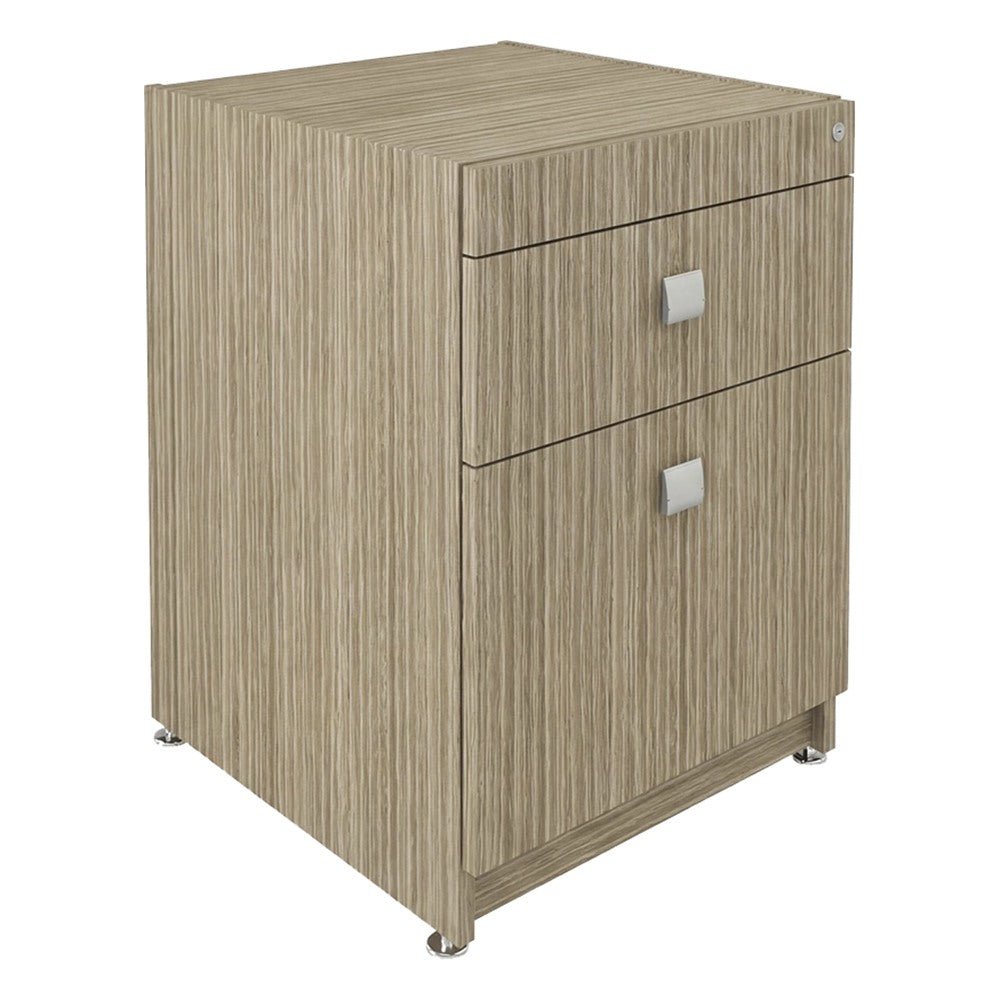 Archivero Pedestal para Oficina - GEBESA CONTEMPO - Frente 50 cm - GCC300 - GEBESA - NOGAL BEAT - Archivero