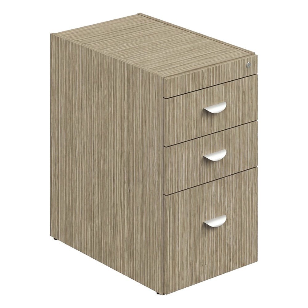 Archivero Pedestal para Oficina - GEBESA FILO - Frente 39 cm - Cubierta de Aglomerado - GCF312CN - GEBESA - NOGAL BEAT - Archivero