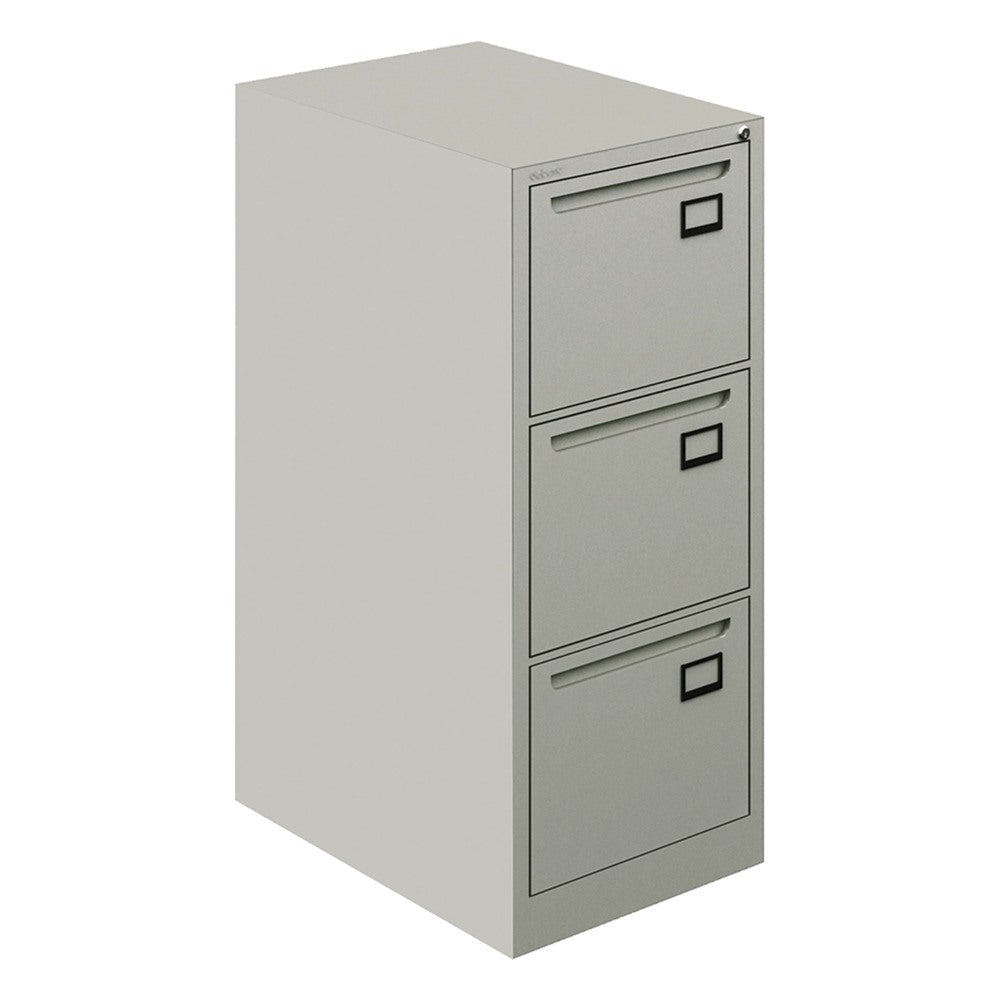 Archivero Vertical para Área Administrativa - GEBESA SUPERNOVA - Frente 46 cm - 3 Gavetas - GAS330 - GEBESA - NOGAL BEAT - Archivero