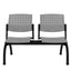Banca Área de 2 Plazas - LABENZE ARETA - Varios Colores - Asiento Tubular de Acero Pintado o Cromado - 108-02002 - Labenze - NOGAL BEAT - Banca de Visita