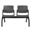 Banca Área de 2 Plazas - LABENZE ARETA - Varios Colores - Asiento Tubular de Acero Pintado o Cromado - 108-02002 - Labenze - NOGAL BEAT - Banca de Visita