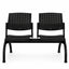 Banca Área de 2 Plazas - LABENZE ARETA - Varios Colores - Asiento Tubular de Acero Pintado o Cromado - 108-02002 - Labenze - NOGAL BEAT - Banca de Visita