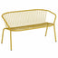 Banca de Descanso 2 Plazas - LABENZE AMITHA 155-22720 - Varios Colores - Metal y Apilable - 155-22720 - Labenze - NOGAL BEAT - Banco de Terraza