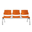 LABENZE ARETA | Banca Lugar Público Sala de Espera Aeropuerto Hospital | 2 3 4 Piezas Bases Laterales Asiento Tubular Pintado | Varios Colores | Polipropileno | Patas Acero Pintado o Cromado Pintado | Interior | Dos Tres Cuatro Piezas Asiento Respaldo Polipropileno Bases Laterales Asiento Tubular Acero Pintado Cromado Travesaño PTR Pintado Interior Comercial
