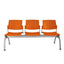 LABENZE ARETA | Banca Lugar Público Sala de Espera Aeropuerto Hospital | 2 3 4 Piezas Bases Laterales Asiento Tubular Pintado | Varios Colores | Polipropileno | Patas Acero Pintado o Cromado Pintado | Interior | Dos Tres Cuatro Piezas Asiento Respaldo Polipropileno Bases Laterales Asiento Tubular Acero Pintado Cromado Travesaño PTR Pintado Interior Comercial