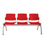 LABENZE ARETA | Banca Lugar Público Sala de Espera Aeropuerto Hospital | 2 3 4 Piezas Bases Laterales Asiento Tubular Pintado | Varios Colores | Polipropileno | Patas Acero Pintado o Cromado Pintado | Interior | Dos Tres Cuatro Piezas Asiento Respaldo Polipropileno Bases Laterales Asiento Tubular Acero Pintado Cromado Travesaño PTR Pintado Interior Comercial