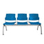 LABENZE ARETA | Banca Lugar Público Sala de Espera Aeropuerto Hospital | 2 3 4 Piezas Bases Laterales Asiento Tubular Pintado | Varios Colores | Polipropileno | Patas Acero Pintado o Cromado Pintado | Interior | Dos Tres Cuatro Piezas Asiento Respaldo Polipropileno Bases Laterales Asiento Tubular Acero Pintado Cromado Travesaño PTR Pintado Interior Comercial