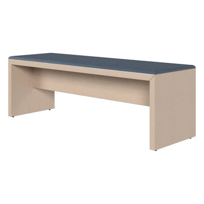 Banca para Comedor de Empresa - GEBESA GRC DYLAN - Frente 137 cm - Estructura Metálica - GGRD7001754 - GEBESA - NOGAL BEAT - Banca de Visita