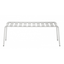 Banca Colos Stecca 8 de estructura de aluminio tubular y asiento de solera de aluminio para exterior