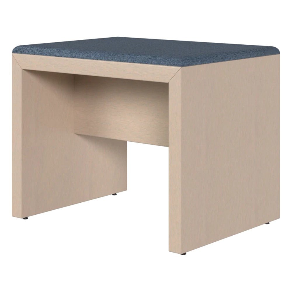 Banca para Lobby - GEBESA GRC DYLAN - Frente 56 cm - Estructura Metálica - GGRD7001722 - GEBESA - NOGAL BEAT - Banca de Visita