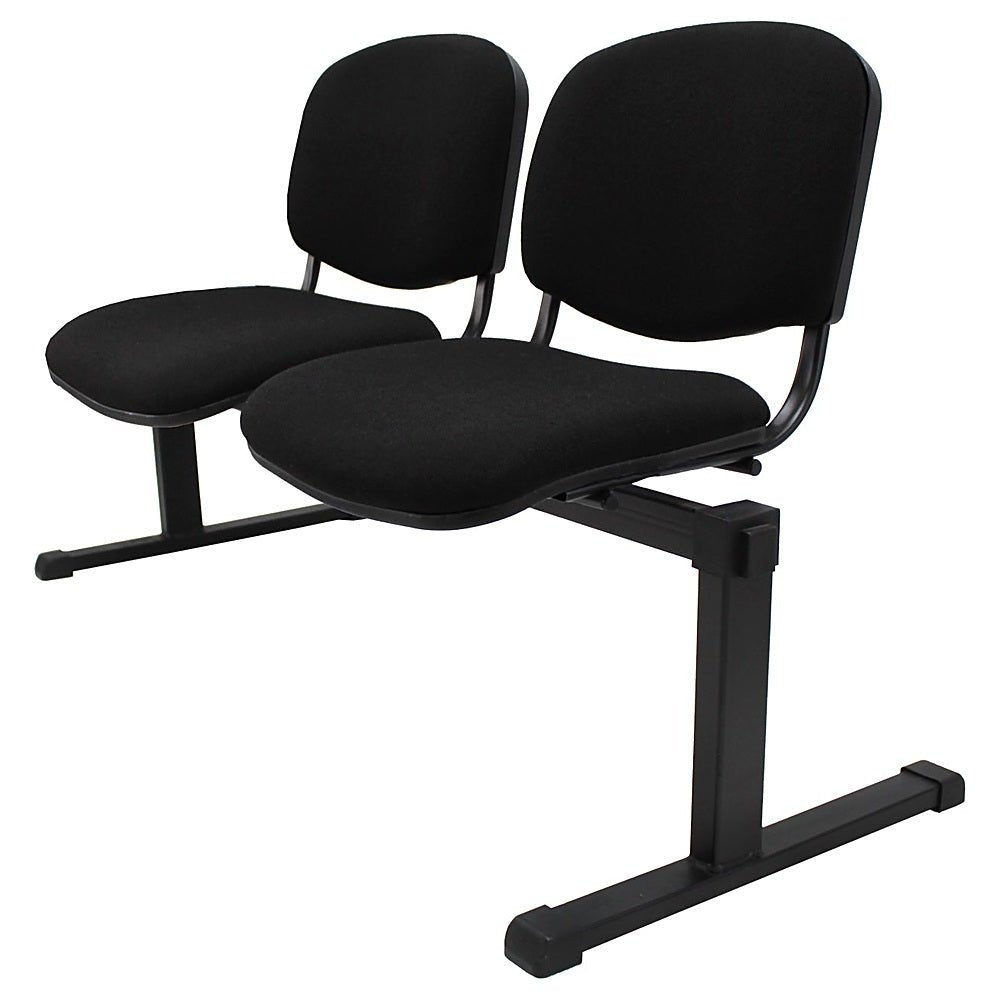 Banca para Sala de Espera - KINGSTRONG BANC0420046 - 2 Plazas - Varios Colores - Asiento y Respaldo Tapizados - BANC0420046 - Mundo In - NOGAL BEAT - Banca de Visita