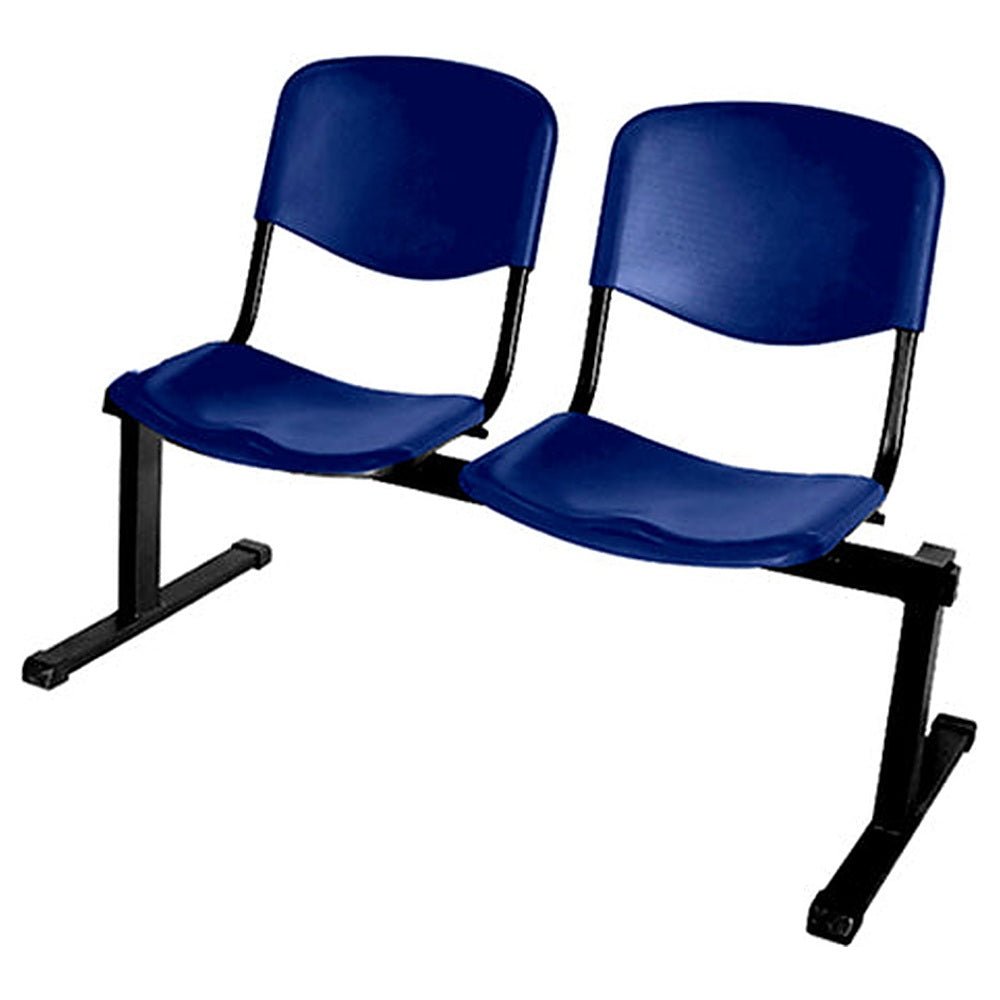 Banca para Sala de Espera - KINGSTRONG ISO NOVA BANC0420045 - 2 Plazas - Varios Colores - Estructura Metálica - BANC0420045 - Mundo In - NOGAL BEAT - Banca de Visita