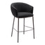 Banco Alto para Barra de Hotel - ZUO ESSEN - Varios Colores - Asiento y Respaldo Tapizados en Tejido Texturizado - 109810 - Zuo - NOGAL BEAT - Banco Comercial