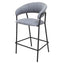 Banco Alto para Bistró - KINGSTRONG CACERES W29 SILL0904436 - Varios Colores - Asiento y Respaldo Tapizados - SILL0904436 - Mundo In - NOGAL BEAT - Banco Comercial