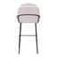 Banco Alto para Cantina - ZUO JAMBI - Varios Colores - Asiento y Respaldo Tapizados en Tela Tipo Borrego - 109969 - Zuo - NOGAL BEAT - Banco Comercial