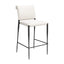 Banco Alto para Comedor de Empresa - ZUO FREESIA - Varios Colores - Asiento y Respaldo Tapizados en Piel Sintética - 111228 - Zuo - NOGAL BEAT - Banco Comercial