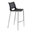 Banco Alto para Restaurante - ZUO ACE 53x55 101284 - Varios Colores - Asiento y Respaldo Tapizados en Piel Sintética - 101284 - Zuo - NOGAL BEAT - Banco Comercial