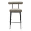 Banco Alto para Restaurante - ZUO KEDE - Verde Tweed - Asiento y Respaldo Tapizados - 110100 - Zuo - NOGAL BEAT - Banco Comercial