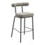 Banco Alto para Restaurante - ZUO KEDE - Verde Tweed - Asiento y Respaldo Tapizados - 110100 - Zuo - NOGAL BEAT - Banco Comercial