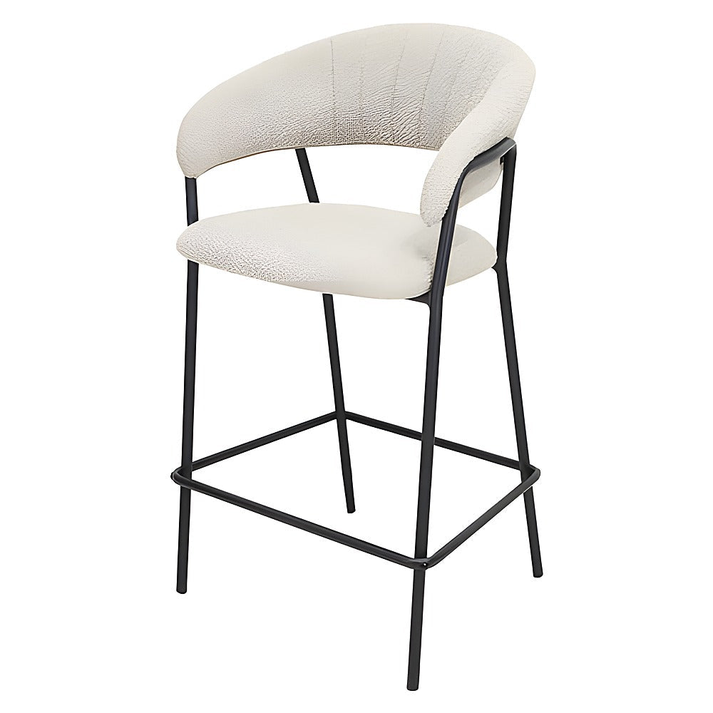 Banco Bajo para Cafetería - KINGSTRONG CACERES W29 SILL0904435 - Varios Colores - Asiento y Respaldo Tapizados - SILL0904435 - Mundo In - NOGAL BEAT - Banco Comercial