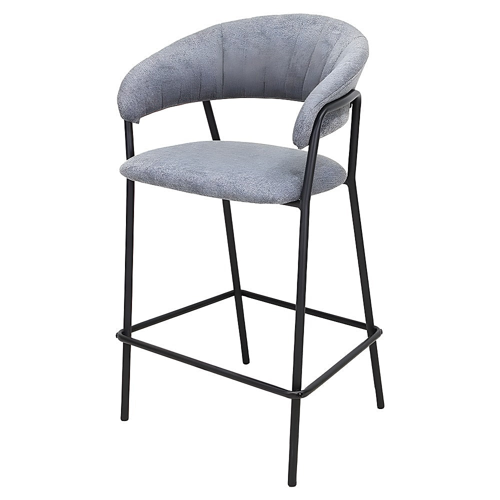 Banco Bajo para Cafetería - KINGSTRONG CACERES W29 SILL0904435 - Varios Colores - Asiento y Respaldo Tapizados - SILL0904435 - Mundo In - NOGAL BEAT - Banco Comercial