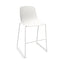 Banco INFINITI PURE LOOP MONO | Banco Cocina | Trineo | Varios Colores | Carcasa Polipropileno | Interior Exterior - 113-5932I-BCO - Infiniti - NOGAL BEAT - Bancos