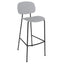 BANCO INFINITI TONDINA POP | Banco Ocasional para Cocina | Base 4 Puntas | Varios Colores | Asiento y Respaldo Polipropileno | Interior - 113-3790I-PGR - Infiniti - NOGAL BEAT -