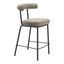 Banco Mostrador para Cafetería - ZUO KEDE - Verde Tweed - Asiento y Respaldo Tapizados - 110099 - Zuo - NOGAL BEAT - Banco Comercial