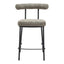 Banco Mostrador para Cafetería - ZUO KEDE - Verde Tweed - Asiento y Respaldo Tapizados - 110099 - Zuo - NOGAL BEAT - Banco Comercial