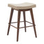 Banco Mostrador para Restaurante - ZUO DIVAT - Varios Colores - Asiento y Respaldo Tapizados en Piel Sintética - 110331 - Zuo - NOGAL BEAT - Banco Comercial