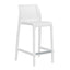 Banco comercial Offiho Milos OHV-7203BC en polipropileno y acero inoxidable con diseño ergonómico