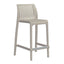 Banco comercial Offiho Milos OHV-7203BC en polipropileno y acero inoxidable con diseño ergonómico