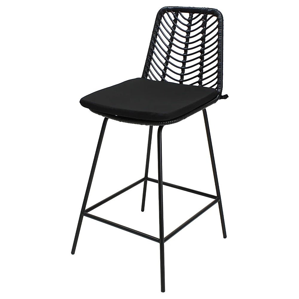 Banco para Jardín y Terraza - KINGSTRONG GUYANA BANC0905190 - Varios Colores - Asiento y Respaldo en Rattan Sintético - BANC0905190 - Mundo In - NOGAL BEAT - Banco de Terraza