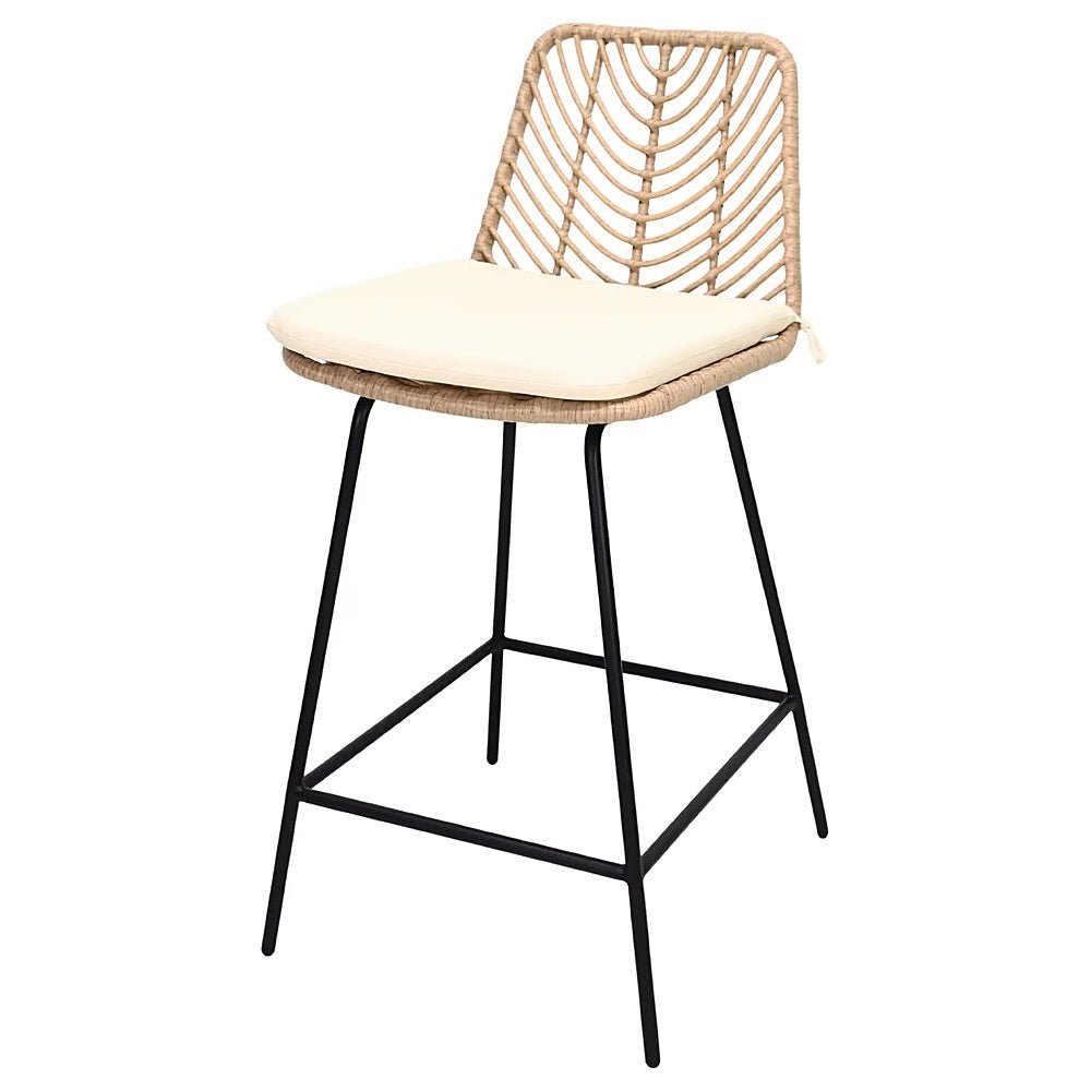 Banco para Jardín y Terraza - KINGSTRONG GUYANA BANC0905190 - Varios Colores - Asiento y Respaldo en Rattan Sintético - BANC0905190 - Mundo In - NOGAL BEAT - Banco de Terraza