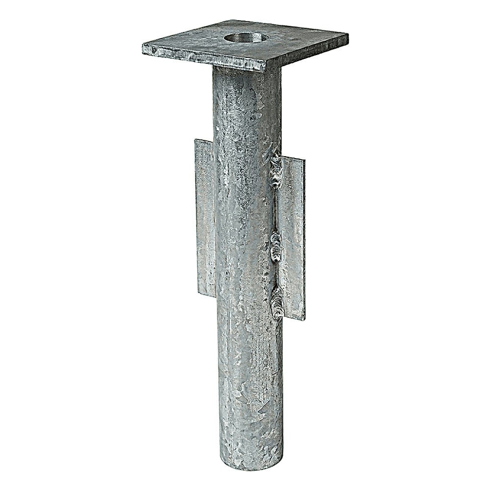 Base Comercial Áreas de Exterior y Terrazas Empotrable - RESOL BASE EMPOTRABLE - Acero Galvanizado - 06805 - Resol - NOGAL BEAT - Parasol