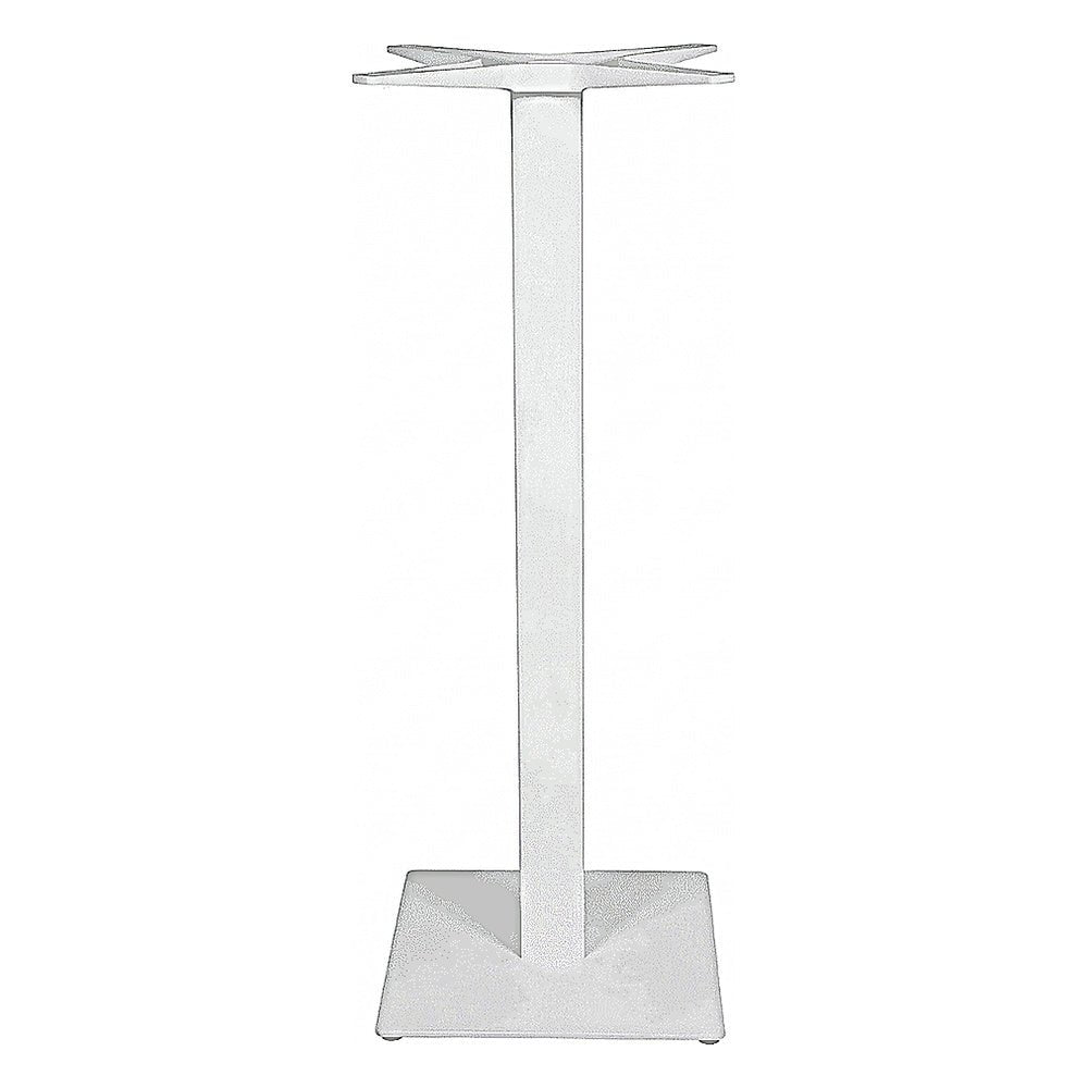 Base Comercial para Mesas 110 cm - RESOL TAPIES ALTA 40 X 40 - Varios Colores - Cuadrada Anti Giro y Estructura de Hierro Fundido - 59607 - Resol - NOGAL BEAT - Estructura para Mesa